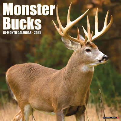 Monster Bucks 2025 12 X 12 Wall Calendar