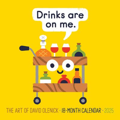 The Art of David Olenick 2025 7 X 7 Mini Wall Calendar