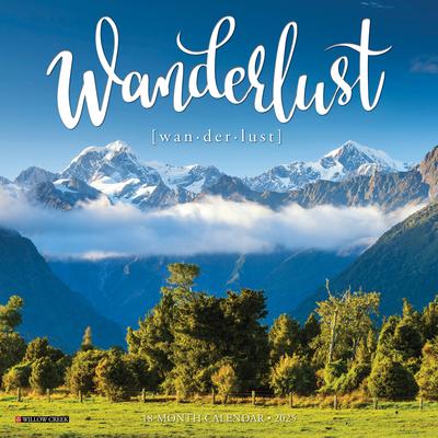 Wanderlust 2025 7 X 7 Mini Wall Calendar