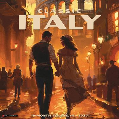 Classic Italy 2025 12 X 12 Wall Calendar