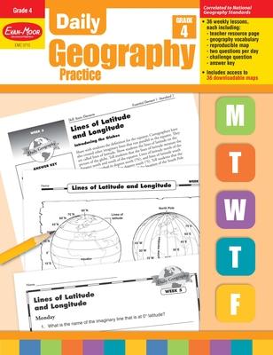 Daily Geography Practice Grade 4: EMC 3713