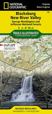 Blacksburg, New River Valley Map [George Washington and Jefferson National Forests]