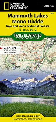 Mammoth Lakes, Mono Divide Map [Inyo and Sierra National Forests]