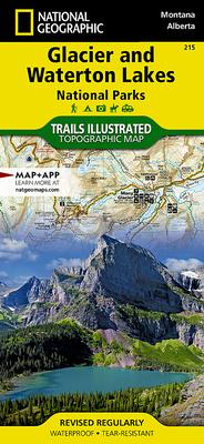 Glacier and Waterton Lakes National Parks Map