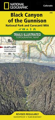 Black Canyon of the Gunnison National Park Map [Curecanti National Recreation Area]