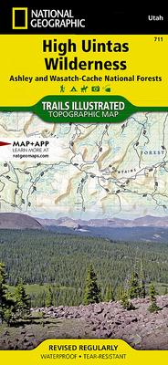 High Uintas Wilderness Map [Ashley and Wasatch-Cache National Forests]