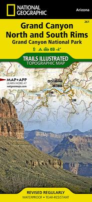 Grand Canyon, North and South Rims Map [Grand Canyon National Park]