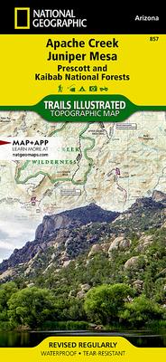 Apache Creek, Juniper Mesa Map [Prescott and Kaibab National Forests]