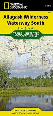 Allagash Wilderness Waterway South Map