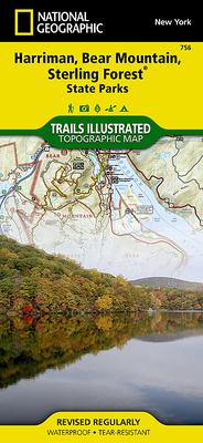 Harriman, Bear Mountain, Sterling Forest State Parks Map