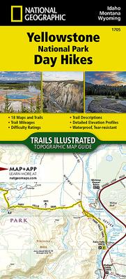 Yellowstone National Park Day Hikes Map