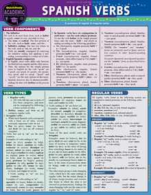 Spanish Verbs: Quickstudy Laminated Reference Guide (Quickstudy Academic)