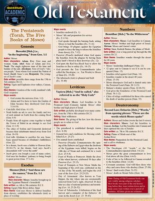 Old Testament: : A Quickstudy Laminated Reference Guide Subscription