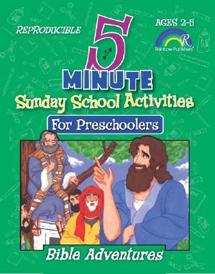 5 Minute Sunday School Activities: Bible Adventures: Preschoolers