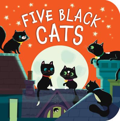 Five Black Cats: A Counting Board Book for Kids and Toddlers