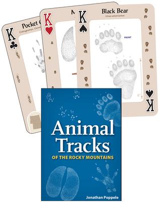 Animal Tracks of the Rocky Mountains Playing Cards