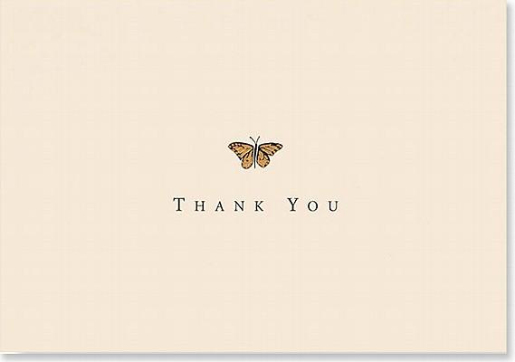 Ty Note Gold Butterfly