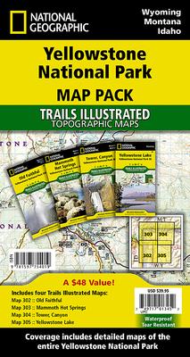 Yellowstone National Park [Map Pack Bundle]