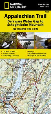 Appalachian Trail: Delaware Water Gap to Schaghticoke Mountain Map [New Jersey, New York]