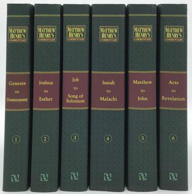 Matthew Henry's Commentary on the Whole Bible, Complete 6-Volume Set: Complete and Unabridged