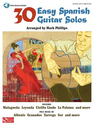 30 Easy Spanish Guitar Solos Book/Online Audio [With CD]