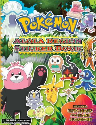 Pokmon Alola Region Sticker Book