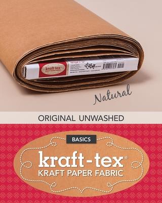 Kraft-Tex Bolt Natural Original Unwashed: Kraft Fabric Paper, 19" X 10 Yard Bolt