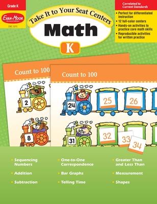 Take It to Your Seat: Math Centers, Kindergarten Teacher Resource