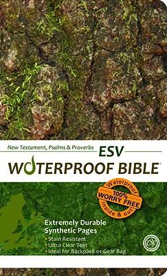 Waterproof New Testament with Psalms and Proverbs-ESV-Tree Bark