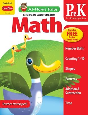 At-Home Tutor: Math, Prek Workbook