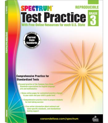 Spectrum Test Practice, Grade 3: Volume 63