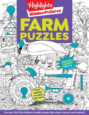 Farm Puzzles: Ultimate Farm Picture Puzzle Book with Over 1,200 Objects to Seek and Find, Farm-Themed Activity Book for Kids 6 and O