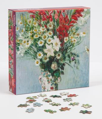 Teneues - 1,000 Piece Puzzle: Bouquet of Gladioli by Claude Monet, Full Color Printed Puzzle, 20 X 20 Puzzle, Poster Guide Insert Included: 1000-Piece