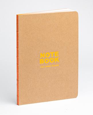 Teneues - A5 Notebook: Kraft and Neon Orange, Paperback - 140 Lined Pages with Lay Flat Binding: Our A5 Size Standard Paperback Notebook