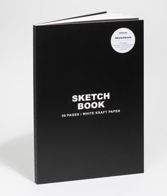 Teneues - Sketchbook Hardcover - 50 Smooth White Kraft Paper Pages with Lay Flat Binding, Classic Black: Sketchbook: Sketchbook