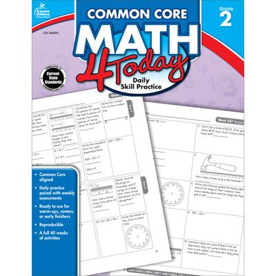 Common Core Math 4 Today, Grade 2: Daily Skill Practice Volume 5