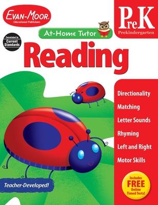 Reading and Phonics Skills, Preschool Workbook: At-Home Tutor, Alphabet, Beginning Sounds, Tracing, Matching, Drawing, Sequencing, Pre-Writing