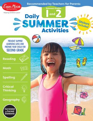 Daily Summer Activities: Between 1st Grade and 2nd Grade, Grade 1 - 2 Workbook