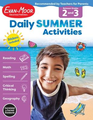 Daily Summer Activities: Between 2nd Grade and 3rd Grade, Grade 2 - 3 Workbook