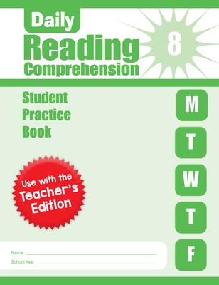 Daily Reading Comprehension, Grade 8 Student Edition Workbook