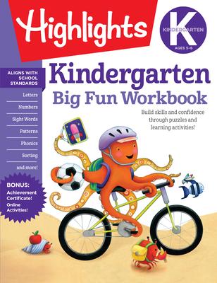 Kindergarten Big Fun Workbook: 256-Page School Workbook, Practice Language Arts, Math and More for Kindergartners