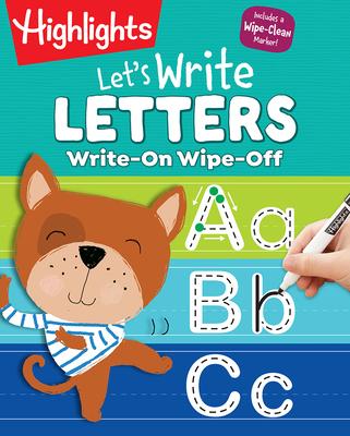 Write-On Wipe-Off Let's Write Letters: Write and Wipe Handwriting Practice for Kids Ages 3-6, Dry Erase Workbook with Kids Writing Practice, Uppercase Subscription