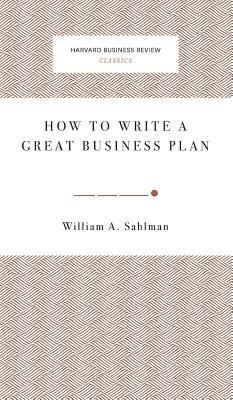 How to Write a Great Business Plan