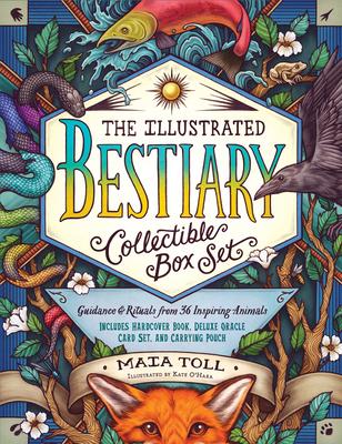 The Illustrated Bestiary Collectible Box Set: Guidance and Rituals from 36 Inspiring Animals; Includes Hardcover Book, Deluxe Oracle Card Set, and Car