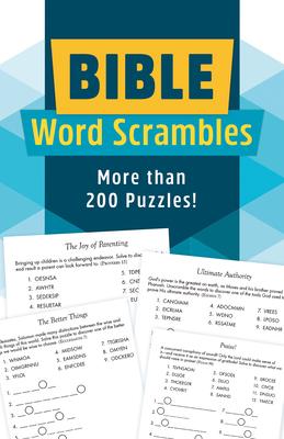 Bible Word Scrambles: More Than 200 Puzzles!