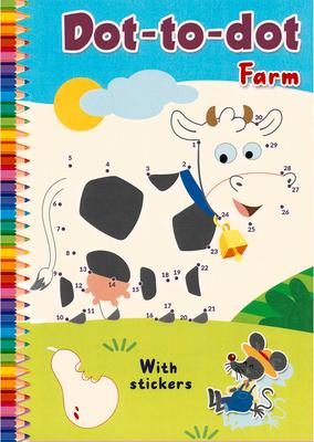 Dot-To-Dot Farm: With Stickers