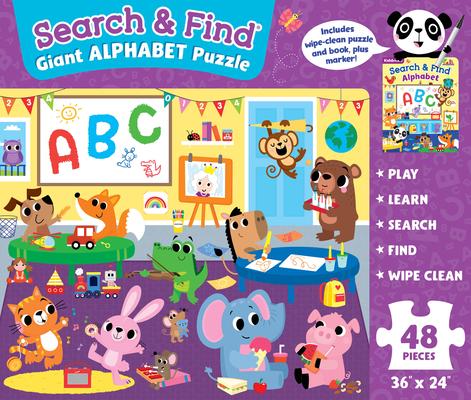 Book & Puzzle Alphabet (48 Piece Puzzle) [With Wipe-Clean Book]