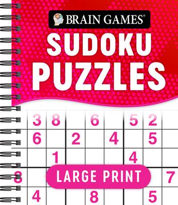 Brain Games - Large Print Sudoku Puzzles (Swoosh)