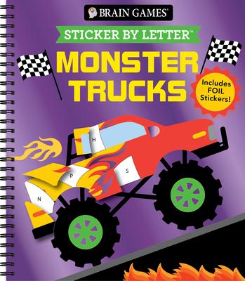 Brain Games - Sticker by Letter: Monster Trucks