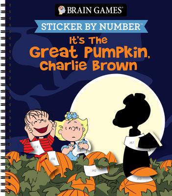 Brain Games - Sticker by Number: It's the Great Pumpkin, Charlie Brown (Halloween)